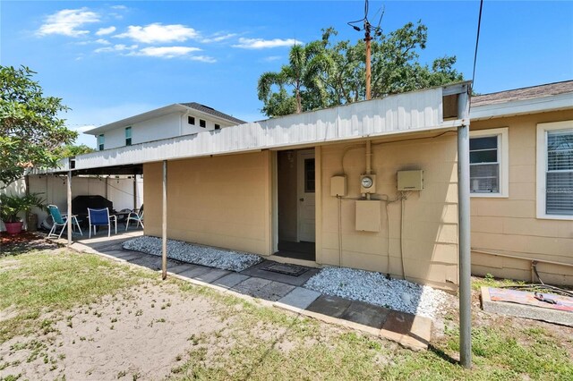 3626 S Hesperides St, Tampa, FL 33629 - back of house featuring a patio