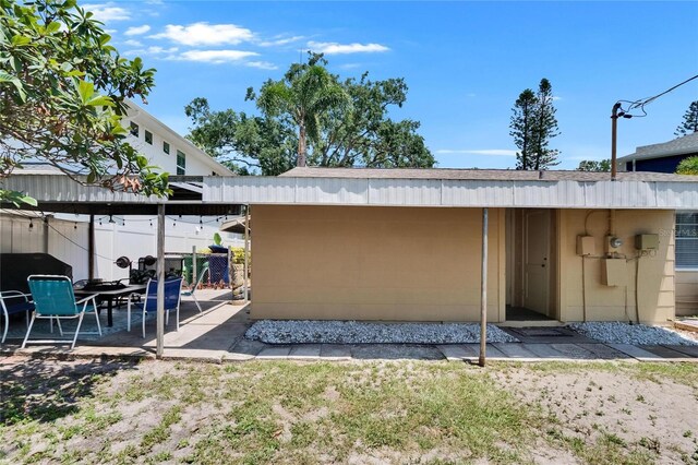 3626 S Hesperides St, Tampa, FL 33629 - rear view of house featuring a patio area
