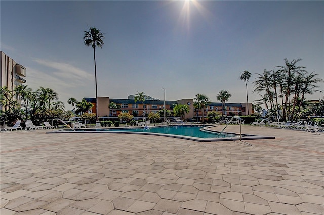 7465 Bay Island Dr S Unit 213, South Pasadena, FL 33707 - community pool with a patio area