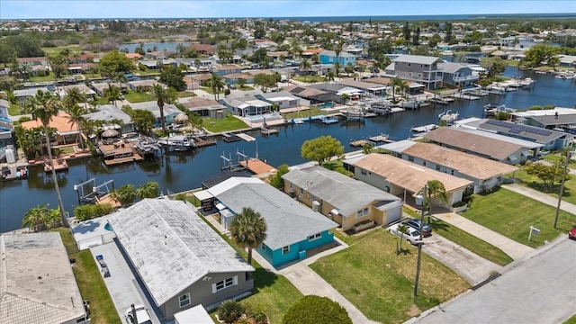 5051 Bonito Dr, New Port Richey, FL 34652 - aerial view of residential area featuring a nearby body of water
