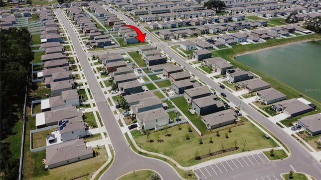 6444 Bar S Bar Trl, Zephyrhills, FL 33541 - aerial view of property's location with nearby suburban area and a nearby body of water