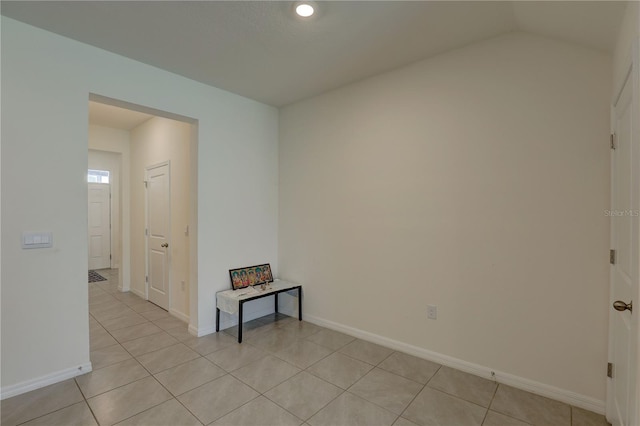 33062 Frosted Clover Way, Wesley Chapel, FL 33545 - unfurnished room with light tile patterned floors, baseboards, and recessed lighting