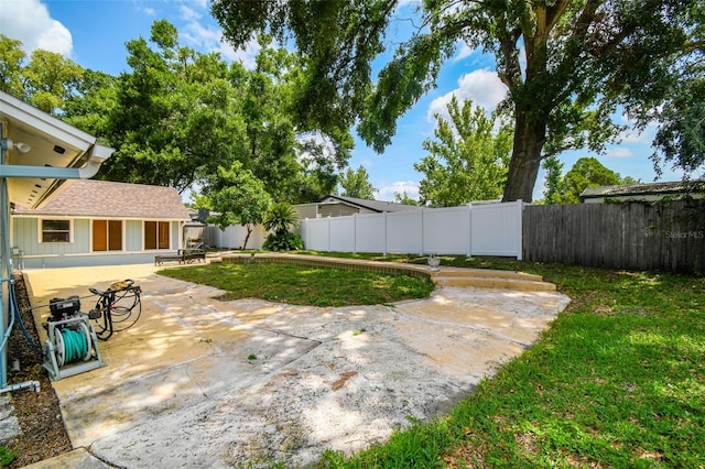 509 Stone Dr, Brandon, FL 33510 - view of yard with a patio area