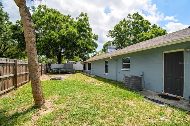 509 Stone Dr, Brandon, FL 33510 - view of yard with central AC