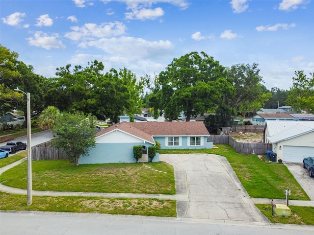 509 Stone Dr, Brandon, FL 33510 - ranch-style home featuring concrete driveway