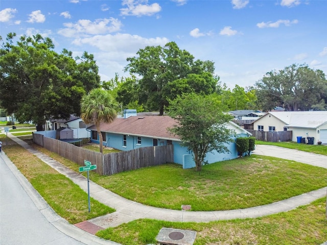509 Stone Dr, Brandon, FL 33510 - view of front of home with driveway and a residential view