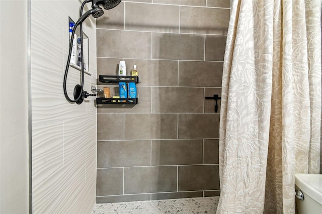 509 Stone Dr, Brandon, FL 33510 - bathroom with tiled shower and toilet
