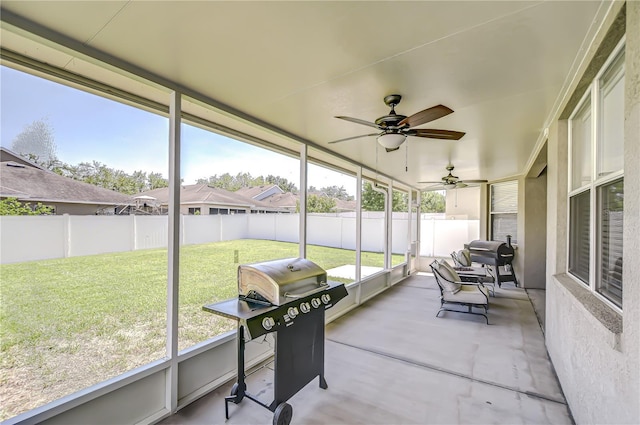 445 Arch Ridge Loop, Seffner, FL 33584 - sunroom / solarium with ceiling fan