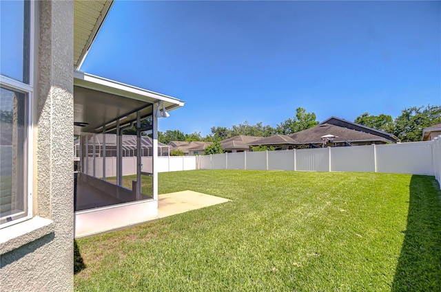 445 Arch Ridge Loop, Seffner, FL 33584 - view of yard featuring a sunroom