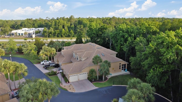 7246 Gaberia Rd, New Port Richey, FL 34655 - view from above of property with a forest