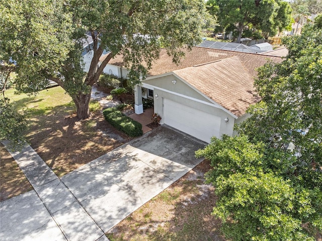 view of subject property