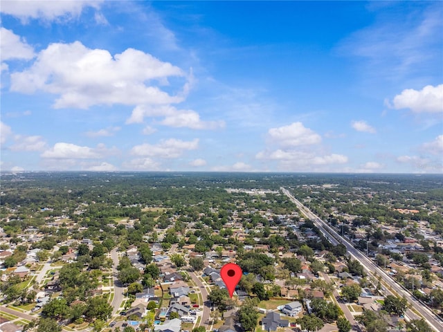 aerial perspective of suburban area