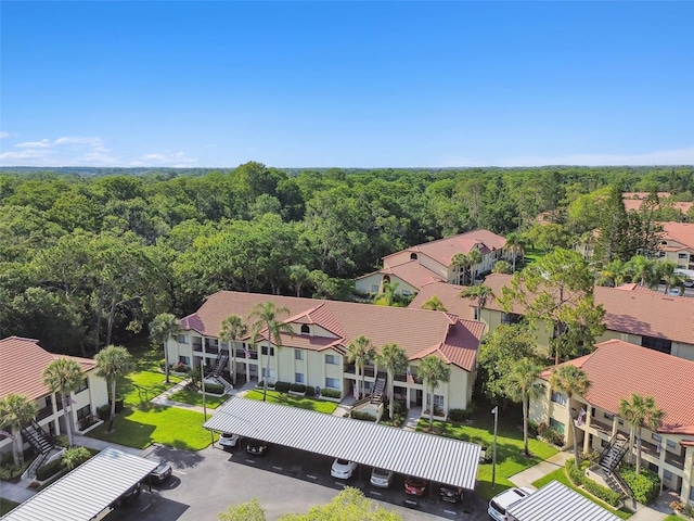1801 E Lake Rd Unit 3A, Palm Harbor, FL 34685 - drone / aerial view of a heavily wooded area