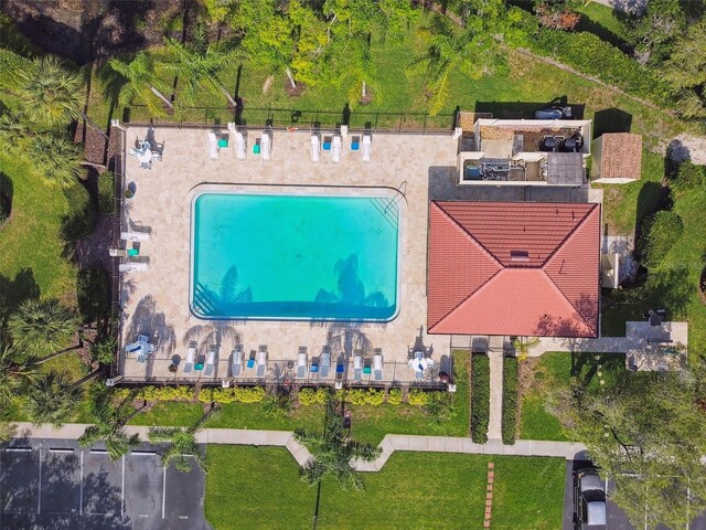 1801 E Lake Rd Unit 3A, Palm Harbor, FL 34685 - view of subject property featuring a pool area