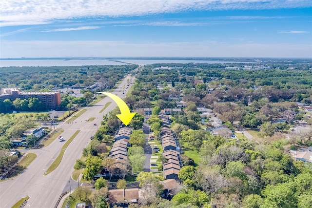 1249 Abbey Crescent Ln, Clearwater, FL 33759 - aerial view of a large body of water