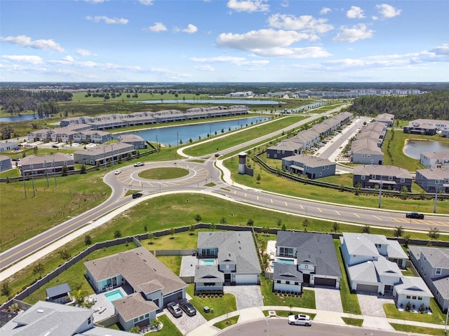8421 Ivy Stark Blvd, Wesley Chapel, FL 33545 - aerial view of residential area featuring a nearby body of water