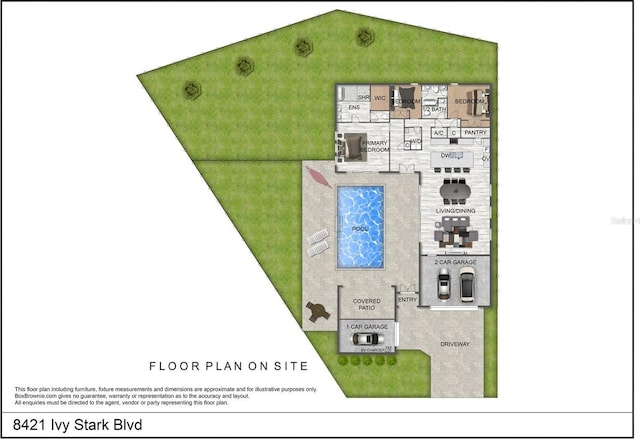 8421 Ivy Stark Blvd, Wesley Chapel, FL 33545 - home floor plan