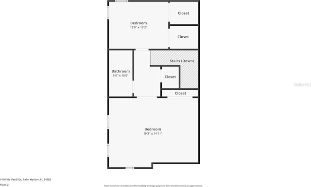 1416 Via Verdi Dr, Palm Harbor, FL 34683 - view of property floor plan