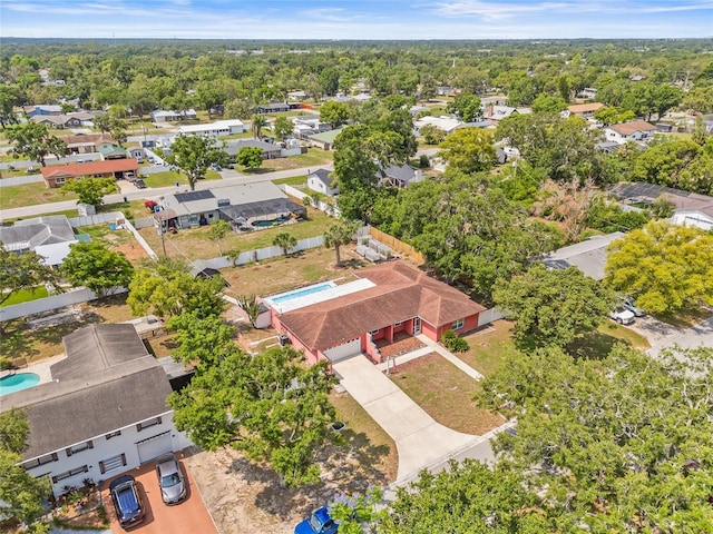 603 Royal Crest Dr, Brandon, FL 33511 - aerial perspective of suburban area with a pool area