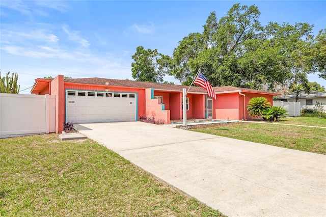 603 Royal Crest Dr, Brandon, FL 33511 - view of front of home with a garage, concrete driveway, and stucco siding