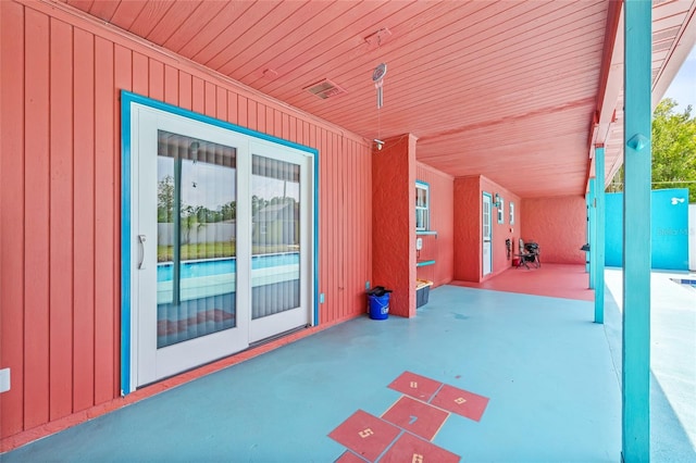 603 Royal Crest Dr, Brandon, FL 33511 - view of patio featuring shuffleboard