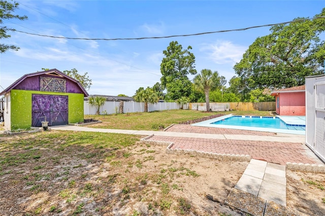 603 Royal Crest Dr, Brandon, FL 33511 - view of pool with an outbuilding and a barn