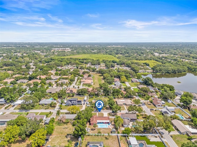 603 Royal Crest Dr, Brandon, FL 33511 - aerial view of residential area with a nearby body of water