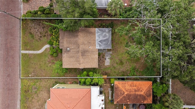 910 W Virginia Ave, Tampa, FL 33603 - aerial view of property and surrounding area with property boundaries highlighted