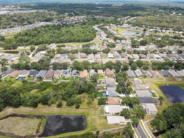 11121 Running Pine Dr, Riverview, FL 33569 - aerial view of residential area featuring a nearby body of water