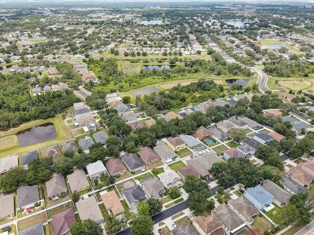11121 Running Pine Dr, Riverview, FL 33569 - aerial view of property and surrounding area featuring a large body of water and nearby suburban area