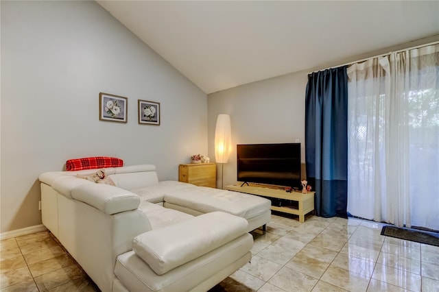 2721 Baird Ct, Palm Harbor, FL 34684 - living area with vaulted ceiling