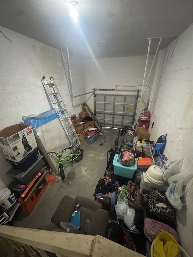 3710 N 57th St, Tampa, FL 33619 - garage with concrete block wall