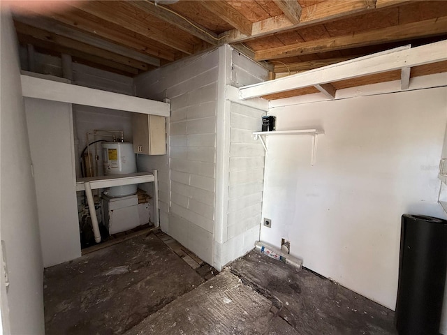 3762 18th Ter S, Saint Petersburg, FL 33711 - unfinished below grade area featuring electric water heater