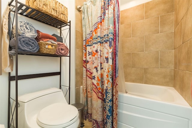 101 N 12th St Unit 400, Tampa, FL 33602 - bathroom with shower / bath combo with shower curtain and toilet