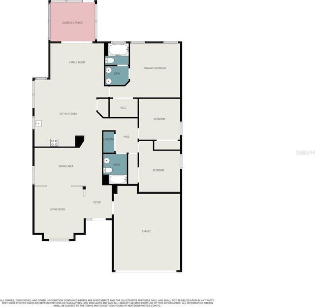 6118 Becklin Pl, Riverview, FL 33578 - home floor plan