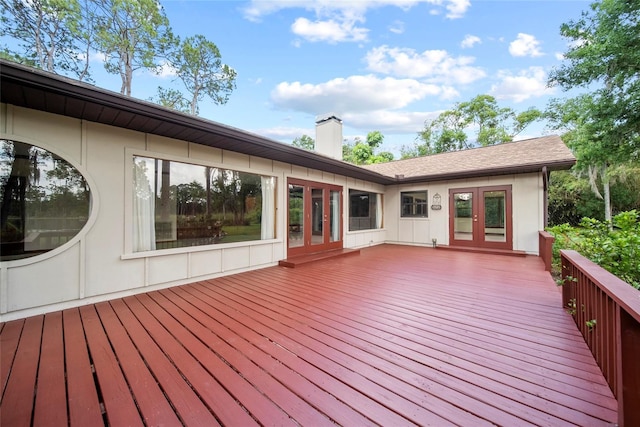 8011 N Mobley Rd, Odessa, FL 33556 - deck featuring french doors