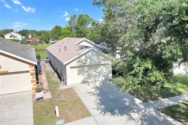 view of subject property