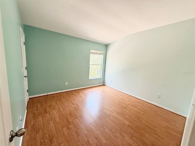 15922 Fishhawk Creek Ln, Lithia, FL 33547 - spare room featuring wood finished floors, baseboards, and a textured ceiling