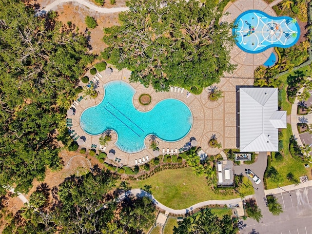 8496 Starlight Loop, Parrish, FL 34219 - bird's eye view of a pool