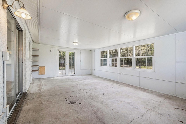 12019 106th Ct, Largo, FL 33778 - unfurnished sunroom featuring french doors