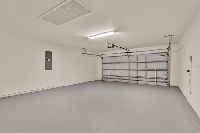 6376 SW 117th Street Rd, Ocala, FL 34476 - garage with electric panel and a garage door opener