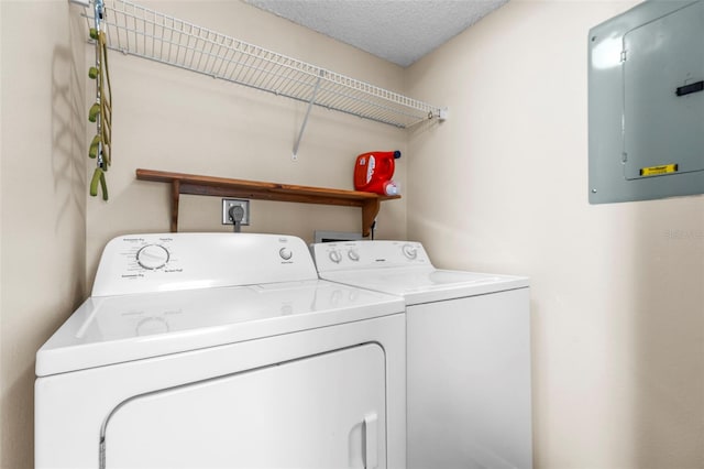 10511 Waterview Ct Unit 10511, Tampa, FL 33615 - laundry room featuring electric panel and washing machine and clothes dryer