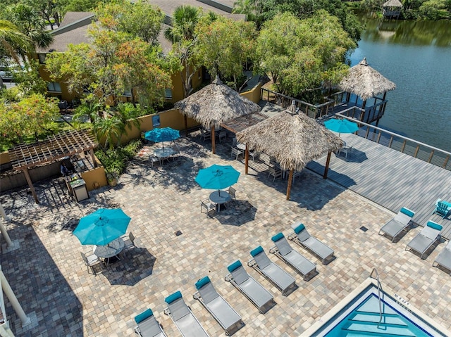 10511 Waterview Ct Unit 10511, Tampa, FL 33615 - bird's eye view of a nearby body of water and a pool