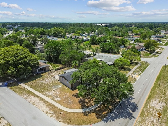 aerial perspective of suburban area