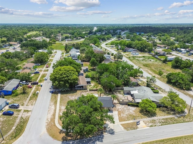 aerial perspective of suburban area