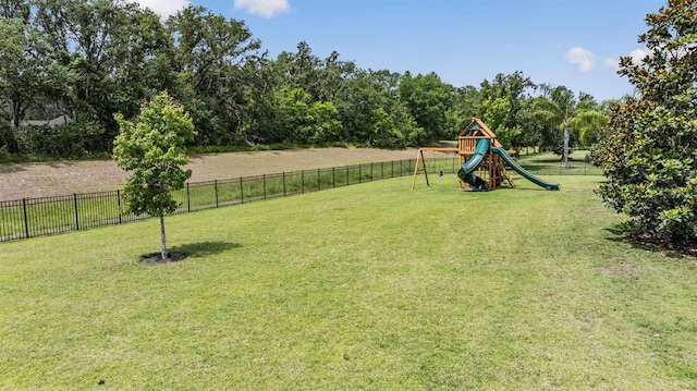 17724 Daisy Farm Dr, Lutz, FL 33559 - view of yard featuring a playground