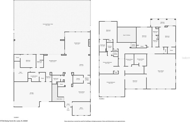 17724 Daisy Farm Dr, Lutz, FL 33559 - view of room layout