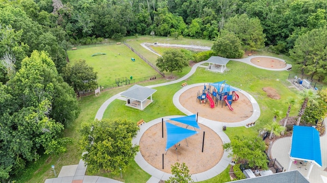 17724 Daisy Farm Dr, Lutz, FL 33559 - drone / aerial view of a community park