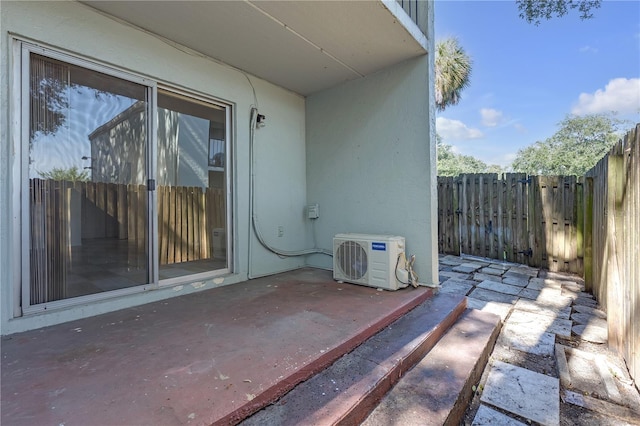 2820 Somerset Park Dr Unit 101, Tampa, FL 33613 - fenced backyard with a patio and a cooling unit