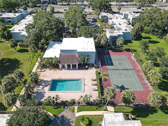 2820 Somerset Park Dr Unit 101, Tampa, FL 33613 - aerial view of a pool